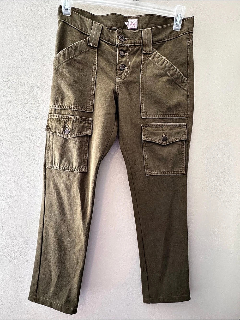 Joie Women's Cargo Pants in Green Size 28